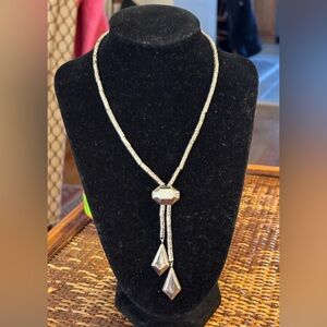 Beautiful SS lariat necklace
